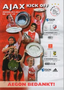 scan matchday programme (programmaboekje) 14.12.2014 | Ajax — FC Utrecht (NL Eredivisie 2014/15)