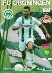 scan matchday programme (programmaboekje) 03.11.2013 | Groningen — Roda JC (NL Eredivisie 2013/14) Johan Kappelhof