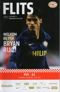 scan matchday programme (programmaboekje) 25.01.2014 | PSV Eindhoven — AZ Alkmaar (NL Eredivisie 2013/14)