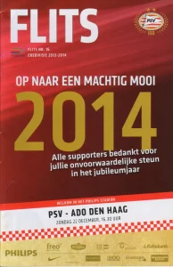 scan matchday programme (programmaboekje) 22.12.2013 | PSV Eindhoven — ADO Den Haag (NL Eredivisie 2013/14)