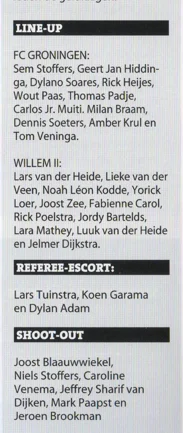 Junior Club Groningen Willem II 28.09.2014