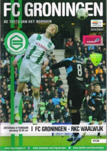 scan matchday programme (programmaboekje) 09.02.2013 | Groningen — RKC Waalwijk (NL Eredivisie 2012/13)