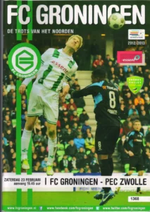 scan matchday programme (programmaboekje) 23.02.2013 | Groningen — PEC Zwolle (NL Eredivisie 2012/13)