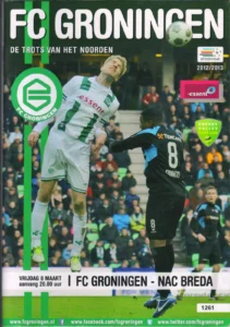 scan matchday programme (programmaboekje) 08.03.2013 | Groningen — NAC Breda (NL Eredivisie 2012/13)
