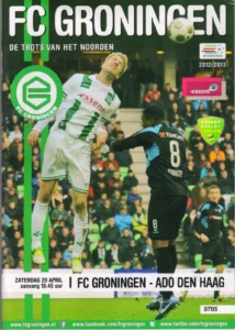 scan matchday programme (programmaboekje) 20.04.2013 | Groningen — ADO Den Haag (NL Eredivisie 2012/13)