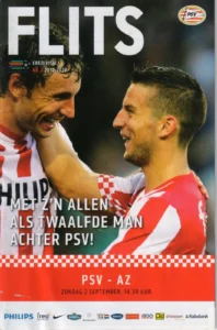 scan matchday programme (programmaboekje) 02.09.2012 | PSV Eindhoven — AZ Alkmaar (NL Eredivisie 2012/13)