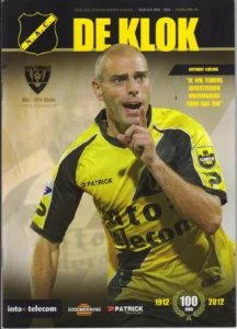 scan matchday programme (programmaboekje) 19.01.2013 | NAC Breda — VVV (NL Eredivisie 2012/13). Cover Anthony Lurling