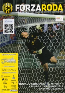 scan matchday programme (programmaboekje) 21.09.2012 | Roda JC — FC Utrecht (NL Eredivisie 2012/13) Cover Filip Kurto