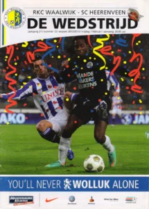 scan matchday programme (programmaboekje) 01.02.2013 | RKC Waalwijk — Heerenveen (NL Eredivisie 2012/13)