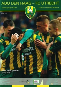 scan matchday programme (programmaboekje) 06.04.2014 | ADO Den Haag — FC Utrecht (NL Eredivisie 2013/14)