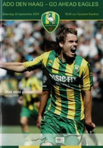 scan matchday programme (programmaboekje) 20.09.2014 | ADO Den Haag — Go Ahead Eagles (NL Eredivisie 2014/15)