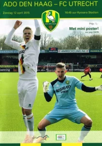 scan matchday programme (programmaboekje) 12.04.2015 | ADO Den Haag — FC Utrecht (NL Eredivisie 2014/15)