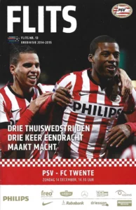 scan matchday programme (programmaboekje) 14.12.2014 | PSV Eindhoven — FC Twente (NL Eredivisie 2014/15)