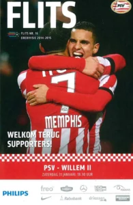 scan matchday programme (programmaboekje) 31.01.2015 | PSV Eindhoven — Willem II (NL Eredivisie 2014/15)