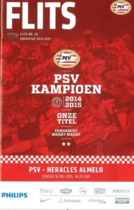 scan matchday programme (programmaboekje) 10.05.2015 | PSV Eindhoven — Heracles (NL Eredivisie 2014/15)