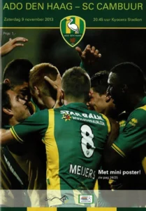 scan matchday programme (programmaboekje) 09.11.2013 | ADO Den Haag — SC Cambuur (NL Eredivisie 2013/14)