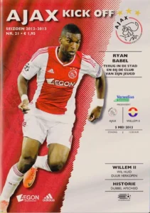 scan matchday programme (programmaboekje) 05.05.2013 | Ajax — Willem II (NL Eredivisie 2012/13)