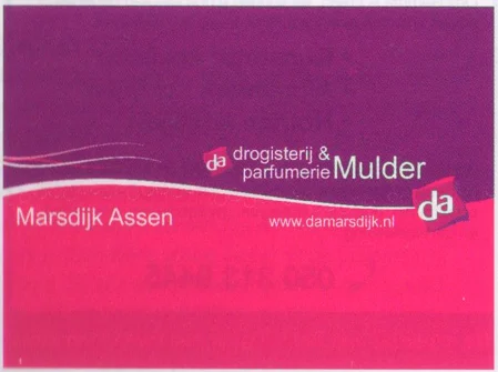 Drogisterij Mulder Assen advertisement scan from FC Groningen programme 2013
