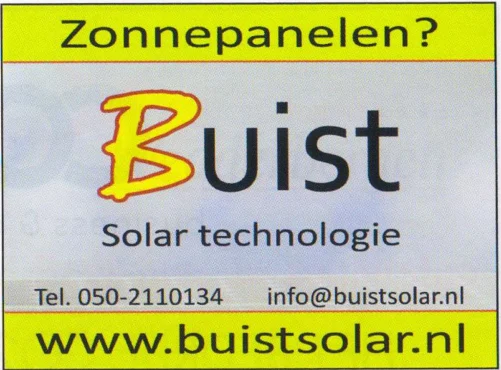 Buist Solar panel advertisement scan from FC Groningen programme 2014