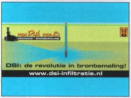 van Dijk van Es groundwater dewatering advertisement scan from FC Groningen programme 2013