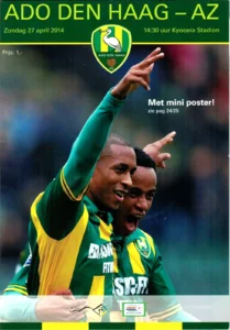 scan matchday programme (programmaboekje) 27.04.2014 | ADO Den Haag — AZ Alkmaar (NL Eredivisie 2013/14)