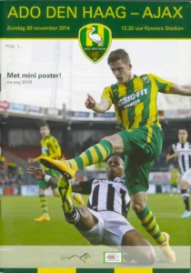 scan matchday programme (programmaboekje) 30.11.2014 | ADO Den Haag — Ajax (NL Eredivisie 2014/15)